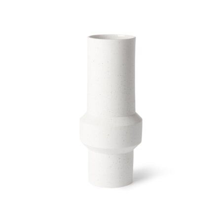 HKliving Vas lige M Ø13x32 cm Hvid