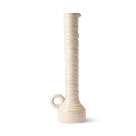 HKliving Vase 9x30,5 cm Cream