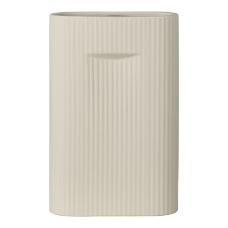 HOUSE NORDIC vase - grå keramik (16,5x6,5)