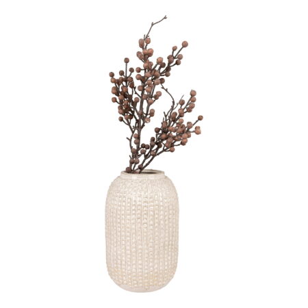 HOUSE NORDICÂ Vase - Vase, keramik, beige, ø16x25,5 cm