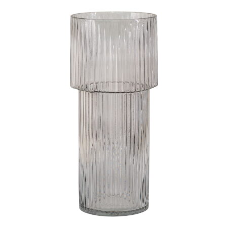HOUSE NORDICÂ Vase - Vase, mundblæst glas, klar, ø17,5x40 cm