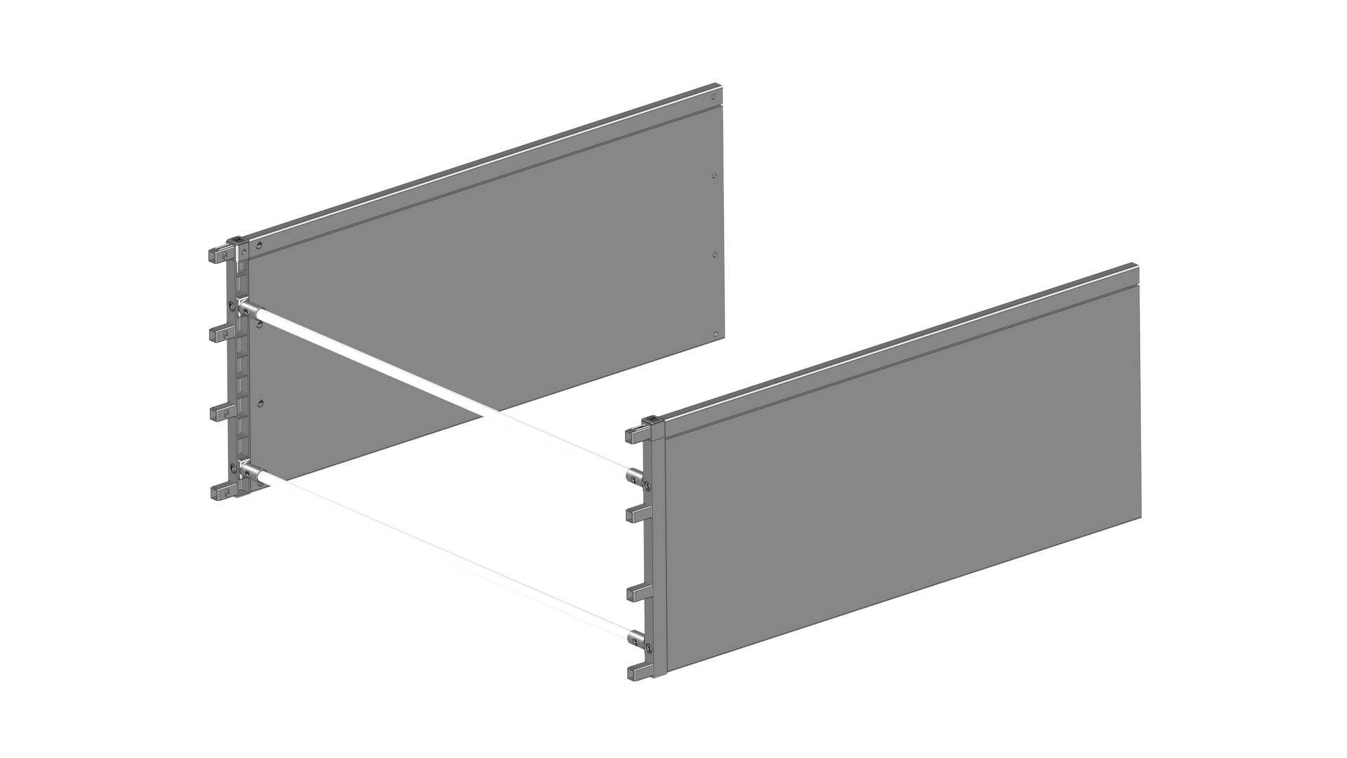 HØJBED i PVC 50x120x120 FORLÆNGER HØJBED i PVC 50x120x120 FORLÆNGER