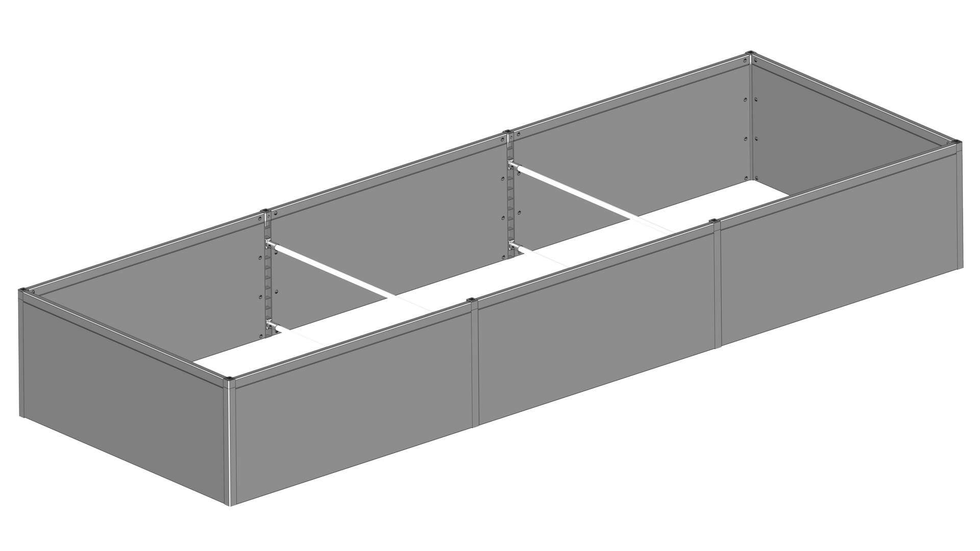 HØJBED i PVC 50x120x360 cm HØJBED i PVC 50x120x360 cm