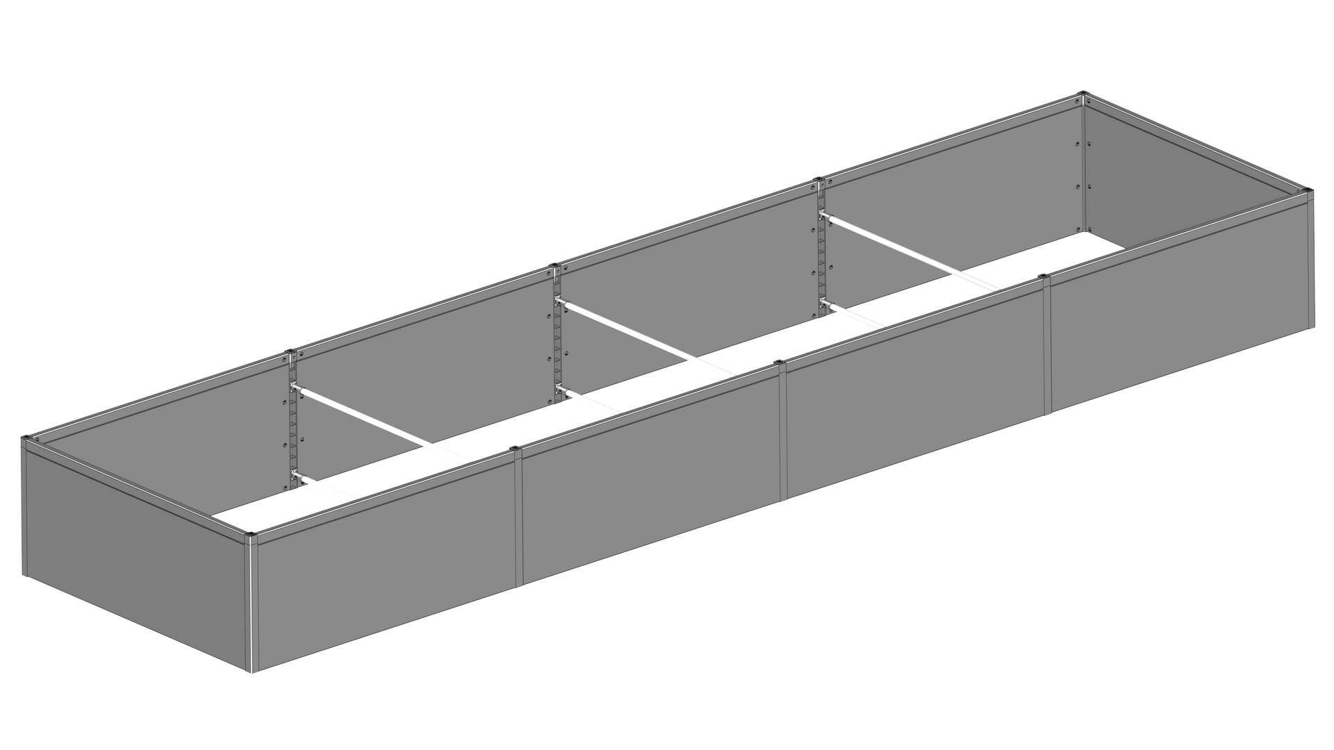 HØJBED i PVC 50x120x480 cm HØJBED i PVC 50x120x480 cm