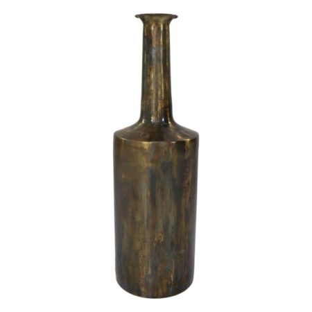 HSM Collection vase Bergamo 24x75 cm str. L guldfarvet