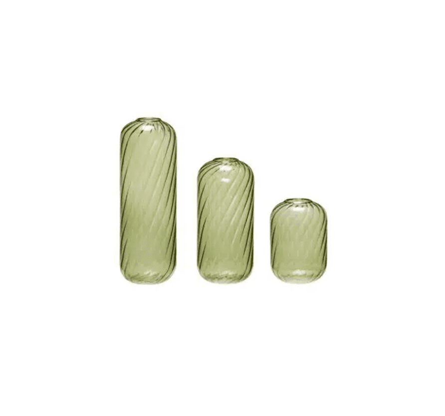 HÜBSCH - Fleur Vaser (sæt af 3) HÜBSCH - Fleur Vaser (sæt af 3)