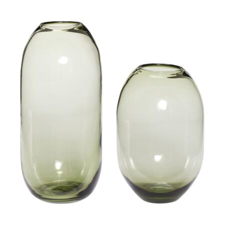 HÜBSCH - Moss Vase (sæt af 2)