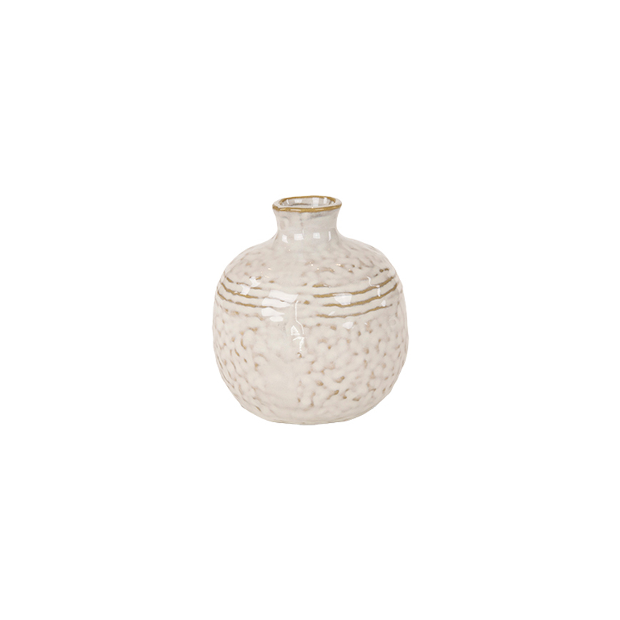 HVID KERAMIK VASE D8CM HVID KERAMIK VASE D8CM