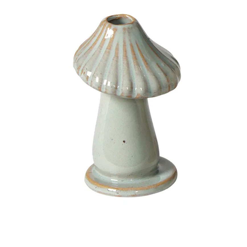 Håndmalet vase svamp blå H9cm 252305 Håndmalet vase svamp blå H9cm 252305
