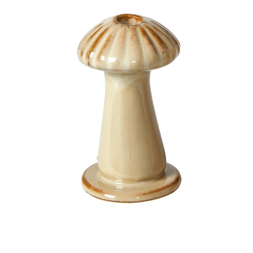 Håndmalet vase svamp grå/beige H9cm 252304 Håndmalet vase svamp grå/beige H9cm 252304