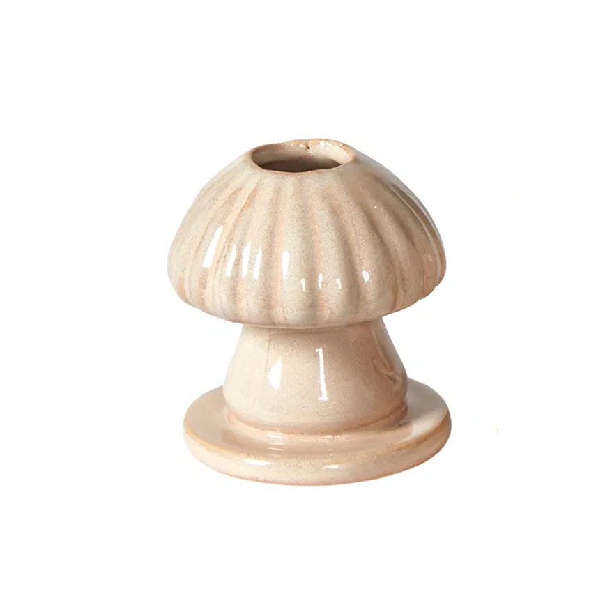 Håndmalet vase svamp rosa h6cm 252301 Håndmalet vase svamp rosa h6cm 252301