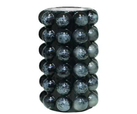 Hallbergs Bubbles vase - black marble - 38