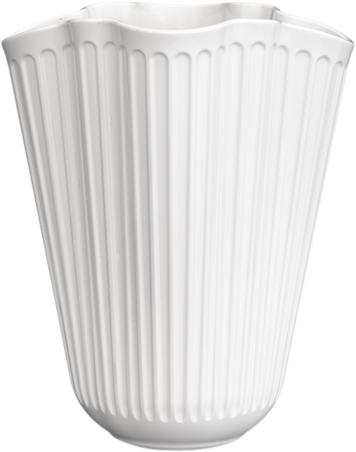 Hammershøi Unfold Vase H20. 5 cm Hvid Hammershøi Unfold Vase H20. 5 cm Hvid