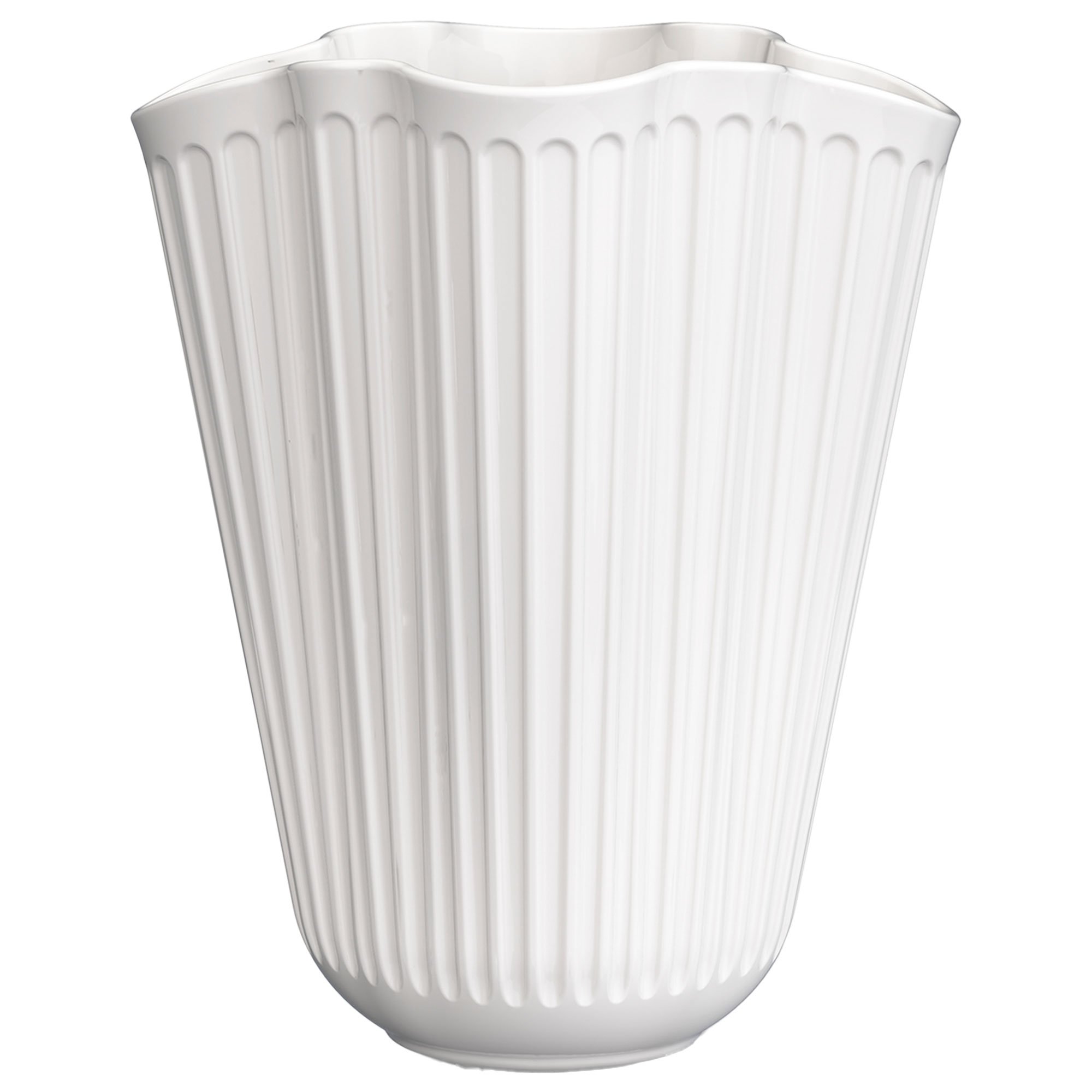 Hammershøi Unfold vase 16,5 cm, hvid Hammershøi Unfold vase 16,5 cm, hvid