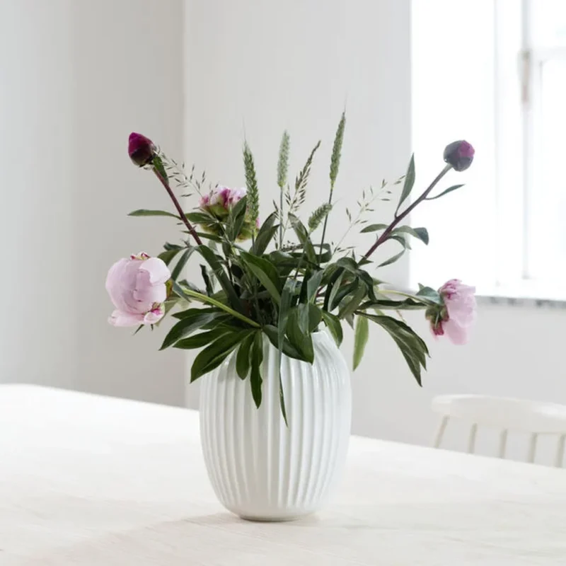 Hammershøi Vase 20 cm, hvid Hammershøi Vase 20 cm, hvid