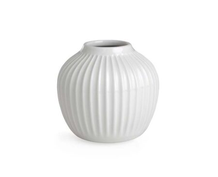 Hammershøi vase, hvid - H: 12,5cm