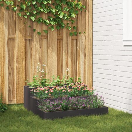 Have Blomsterkrukke Sort 90 x 90 x 35 cm Stål