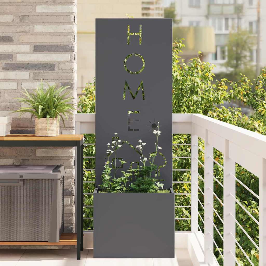 Havest vase med dekorativ panel Antracit 50 x 140 cm Havest vase med dekorativ panel Antracit 50 x 140 cm