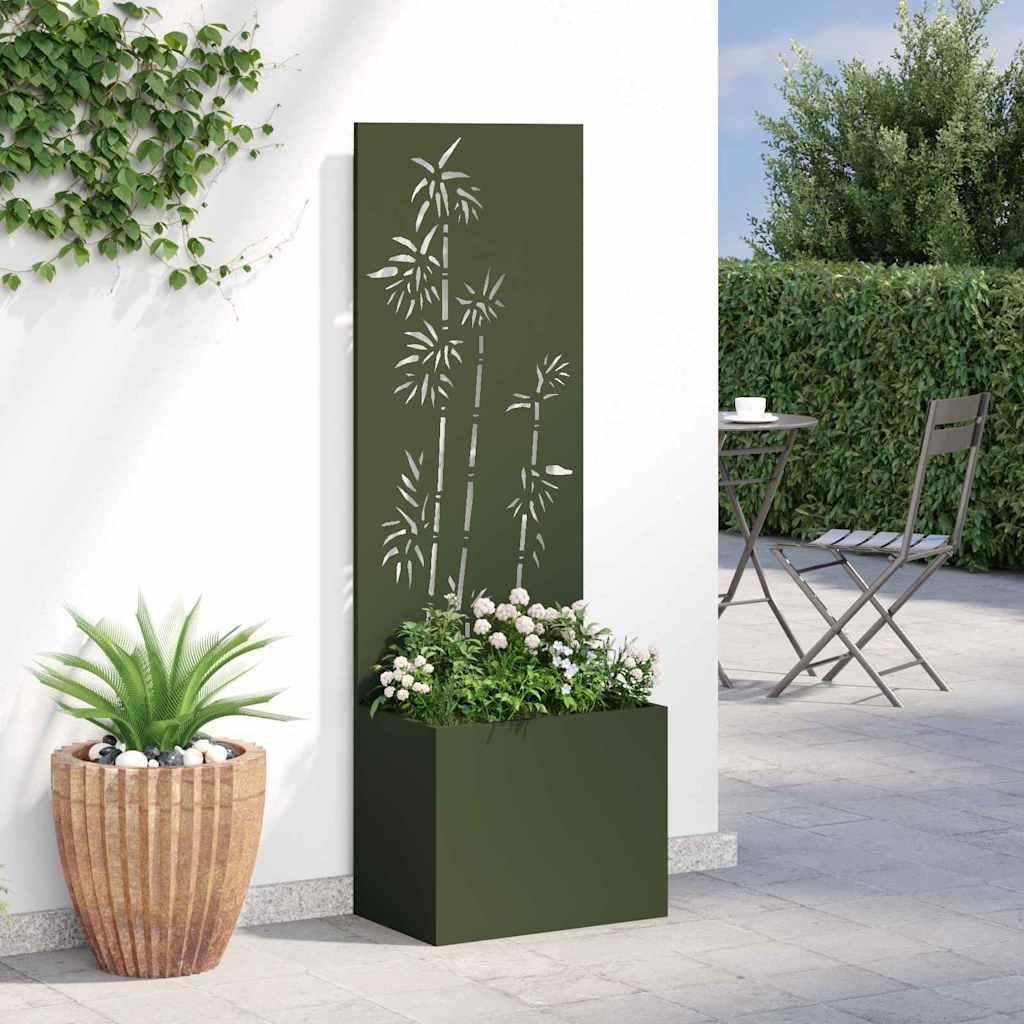 Havest vase med dekorativ panel Olivengrøn 50 x 140 cm Havest vase med dekorativ panel Olivengrøn 50 x 140 cm