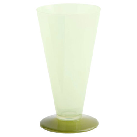 Hay Conocal vase small, lysgrøn/mørk lime