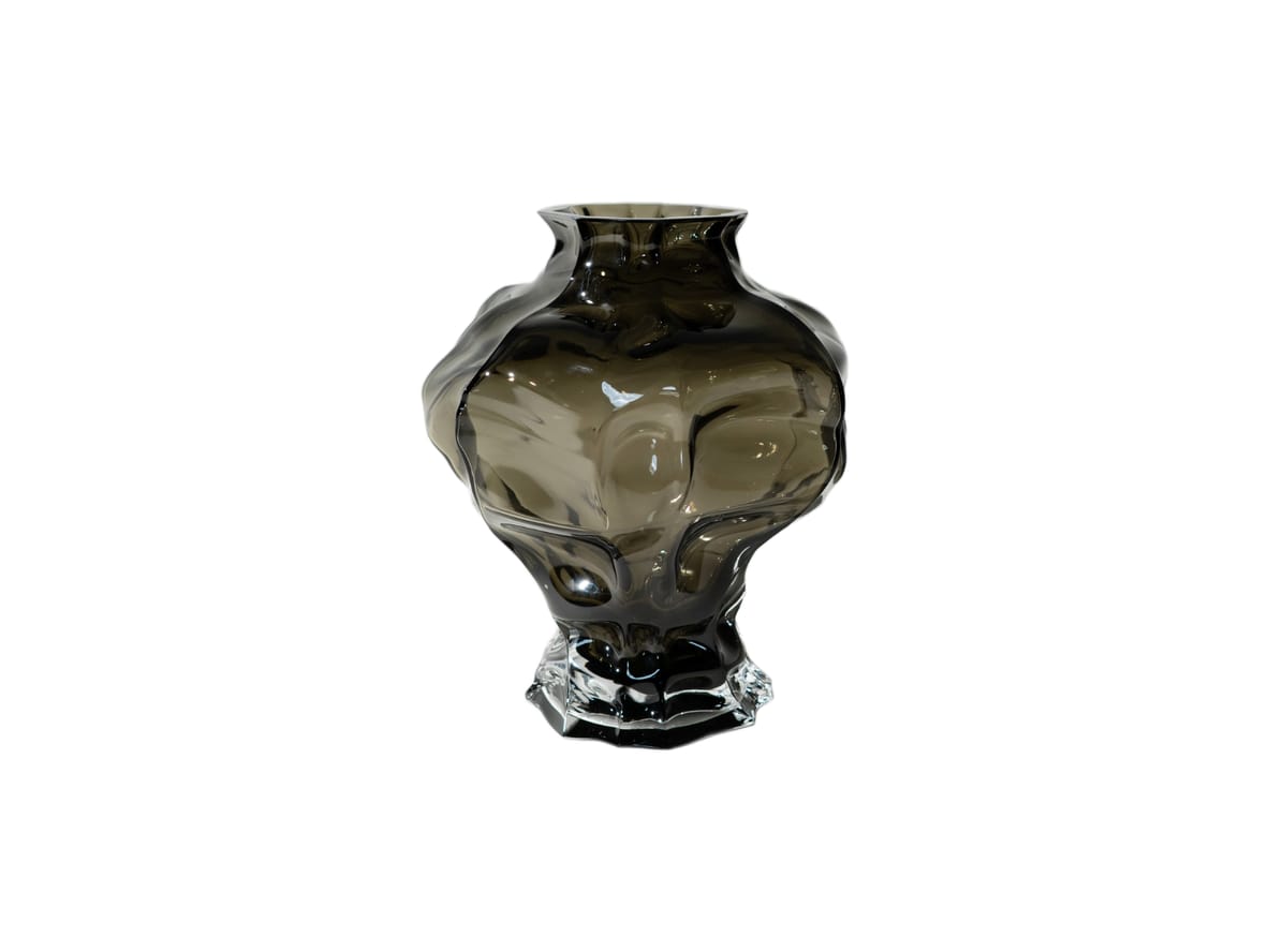 Hein Studio - Ammonit Large - Vase - New Smoke - W:26 x H:30 cm Hein Studio - Ammonit Large - Vase - New Smoke - W:26 x H:30 cm