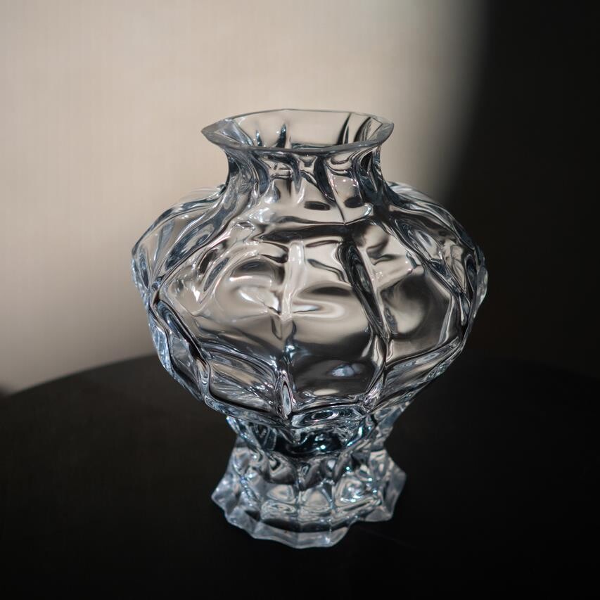 Hein Studio Ammonit Vase Large Clear Hein Studio Ammonit Vase Large Clear