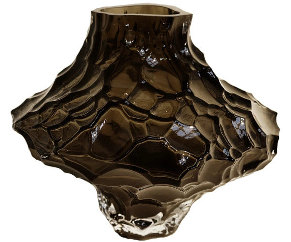 Hein Studio Canyon vase - large - new smoke Hein Studio Canyon vase - large - new smoke