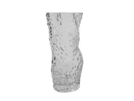 Hein Studio - Ostrea Rock Glass Vase - Vase - Clear - H:30 x W:15 cm