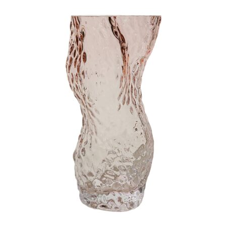 Hein Studio Ostrea Rock vase glas 30 cm Pale Rose