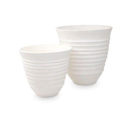 Herrera Flower Pots White