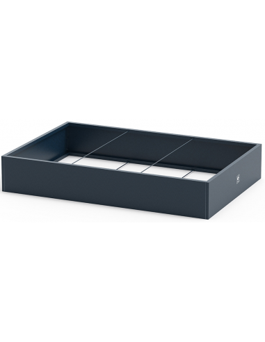 Herstera Cube højbed H25 x B150 x D100 cm i stål - Antracit