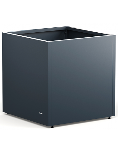 Herstera Cube højbed H70 x B70 x D70 cm i stål - Antracit