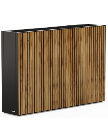 Herstera Højbed i stål og fyrretræ H80 x B120 x D25 cm - Antracit/Natur Herstera Højbed i stål og fyrretræ H80 x B120 x D25 cm - Antracit/Natur