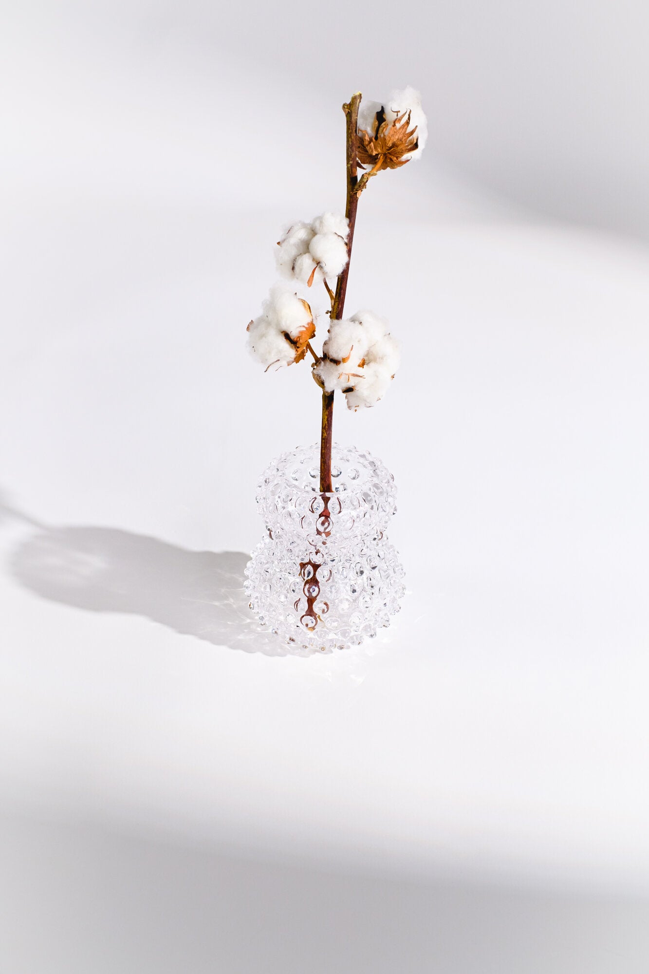 Hobnail Birdie vase, H13 cm - Crystal Hobnail Birdie vase, H13 cm - Crystal