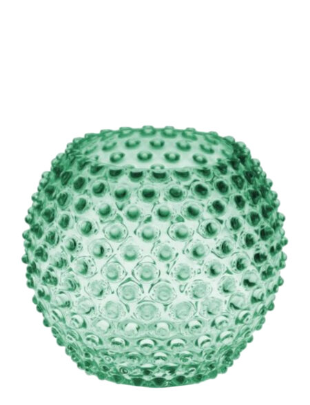 Hobnail Globe Vase 18 Cm Anna Von Lipa Green