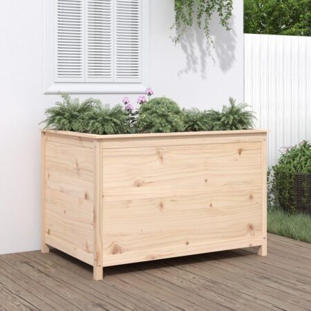 Højbed 119,5x82,5x78 cm massivt fyrretræ