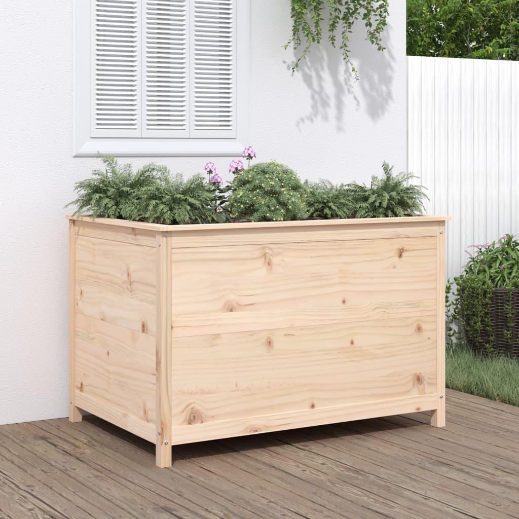 Højbed 119,5x82,5x78 cm massivt fyrretræ Højbed 119,5x82,5x78 cm massivt fyrretræ