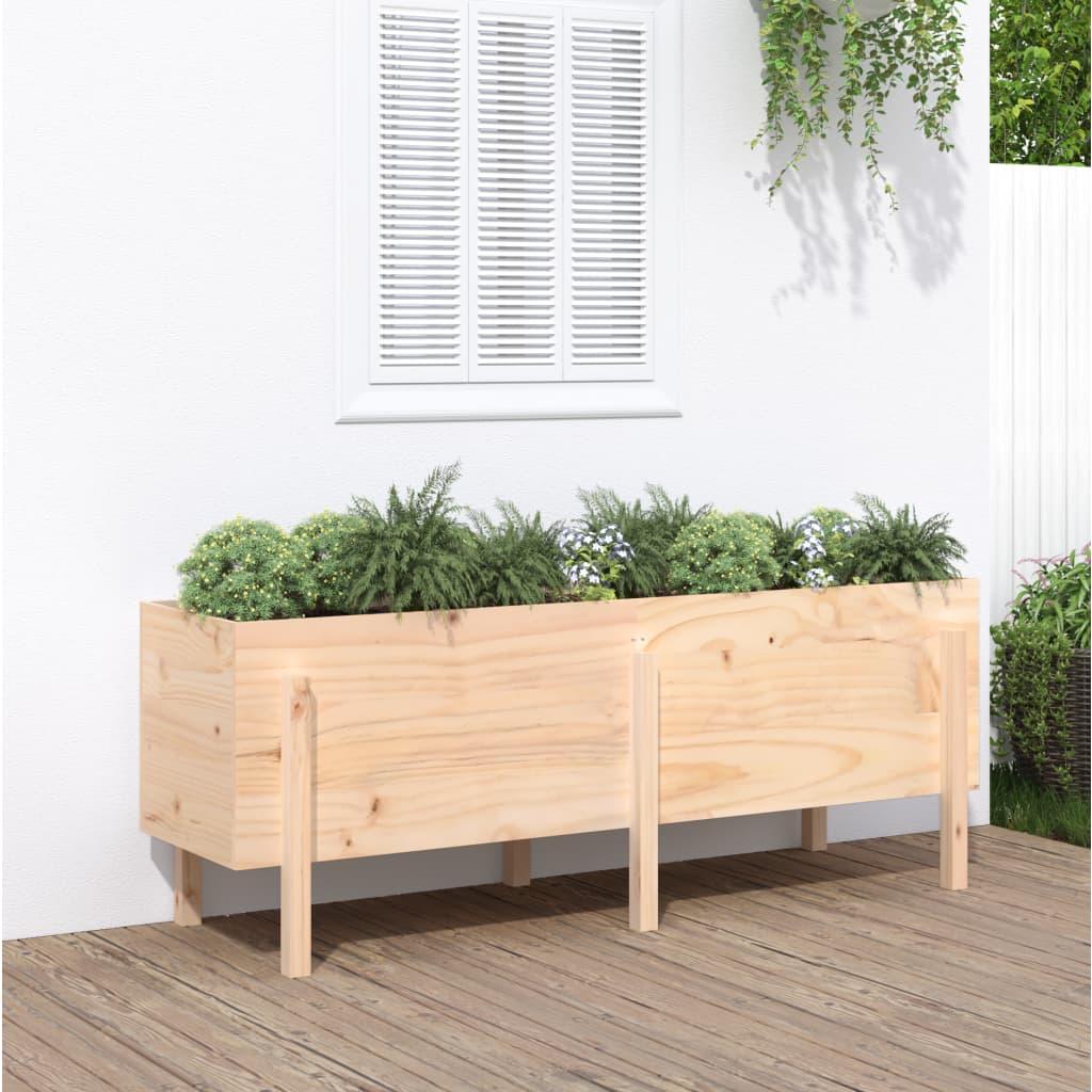 Højbed 160x50x57 cm massivt fyrretræ Højbed 160x50x57 cm massivt fyrretræ