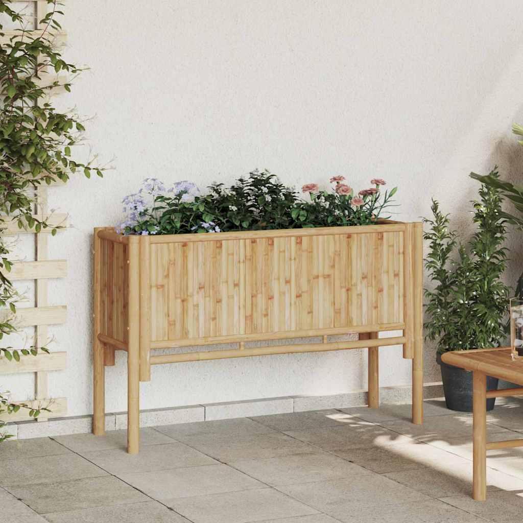 Højbed Brun 110 x 35 x 70 cm Bambus Højbed Brun 110 x 35 x 70 cm Bambus