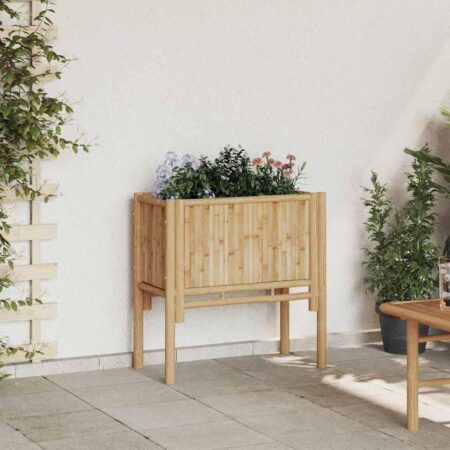 Højbed Brun 70 x 35 x 70 cm Bambus