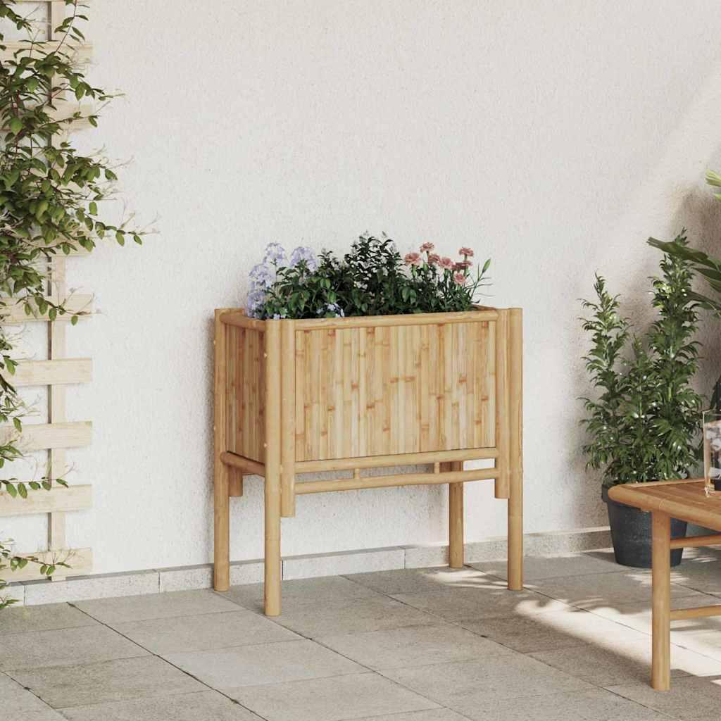 Højbed Brun 70 x 35 x 70 cm Bambus Højbed Brun 70 x 35 x 70 cm Bambus