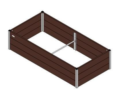 Højbed Classic - Brun 90x90xH28