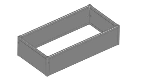 Højbed i PVC 30x62x120 cm