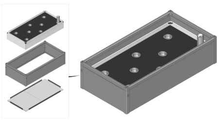 Højbed i PVC. Inkl. GrowWater og bund 30x62x120 cm