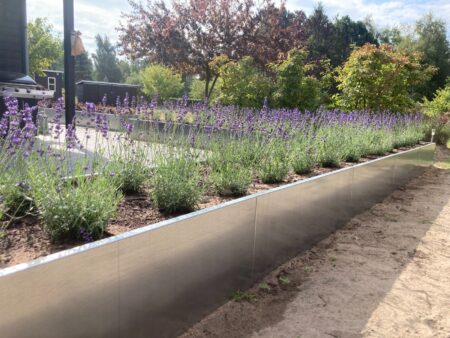 Højbed i galvaniseret stål | B80 H40 | L40 cm