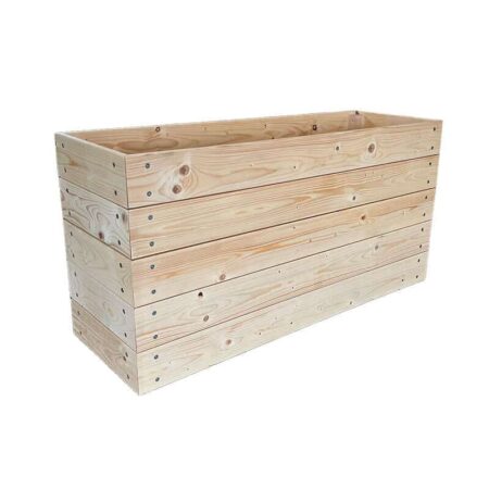 Højbed i grantræ H:60 cm - rektangulær 40x60 cm