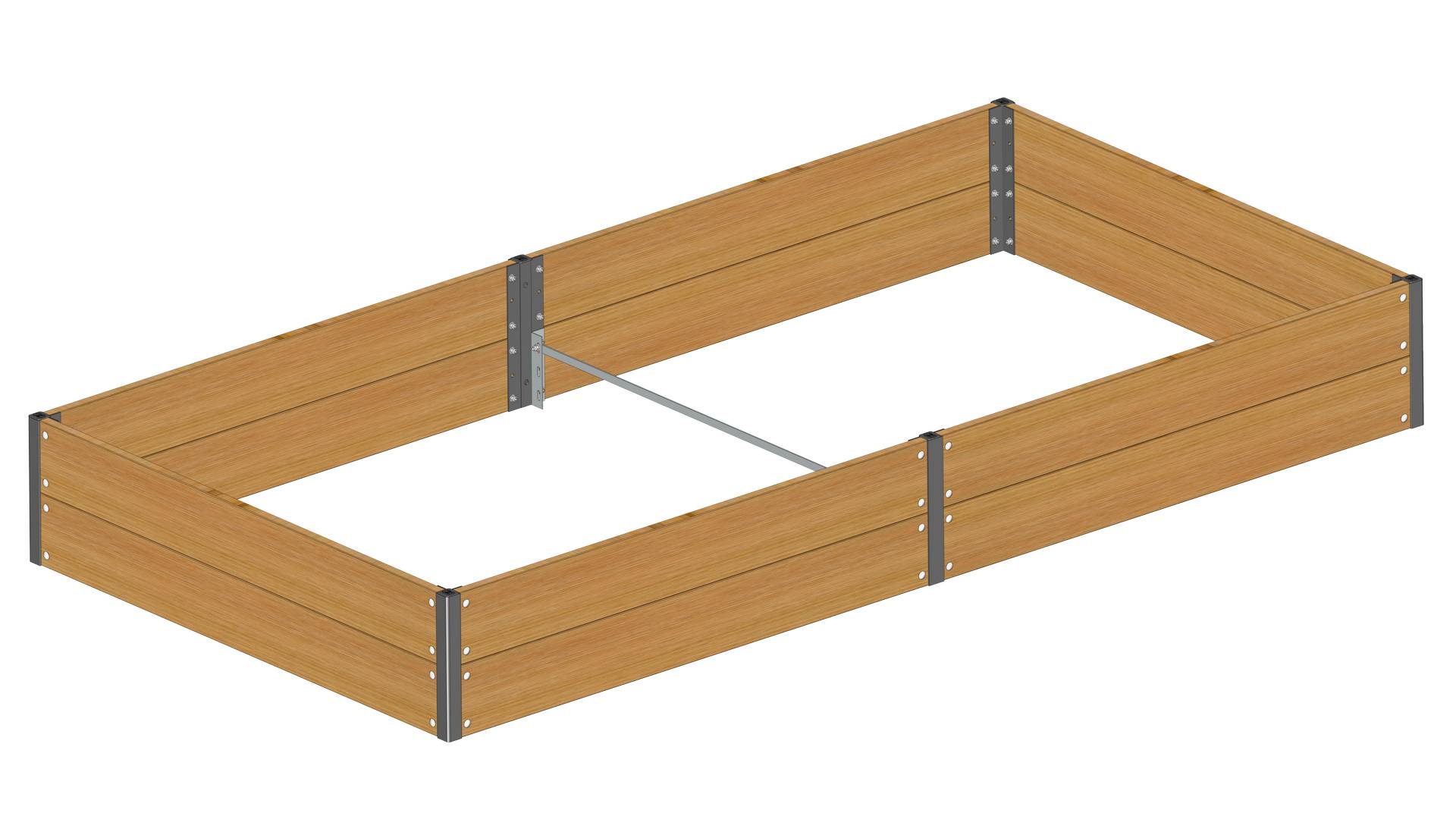 Højbed i sibirisk lærk 30x120x240 cm Højbed i sibirisk lærk 30x120x240 cm
