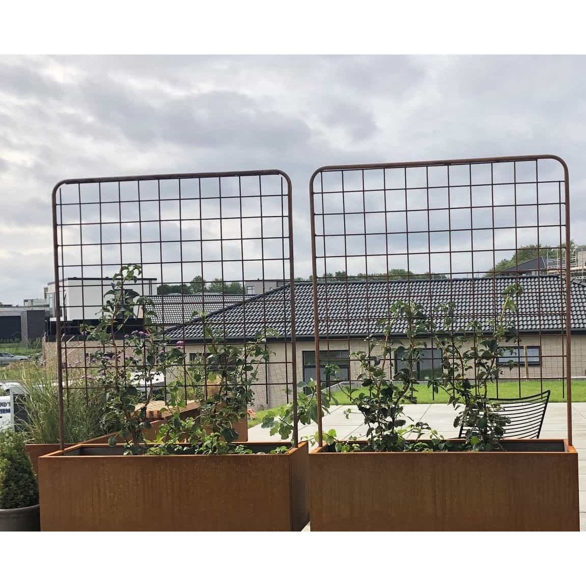 Højbed med espalier | Corten-40 cm Højbed med espalier | Corten-40 cm