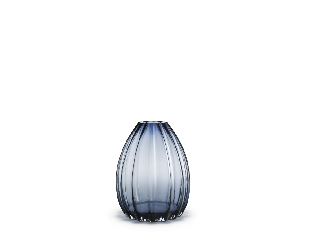 Holmegaard - 2Lip Vase, mørk blå, 34 cm Holmegaard - 2Lip Vase, mørk blå, 34 cm