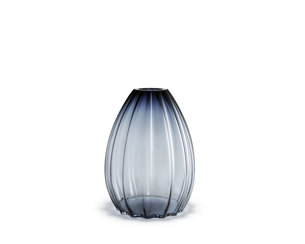 Holmegaard - 2Lip Vase, mørk blå, 45 cm Holmegaard - 2Lip Vase, mørk blå, 45 cm